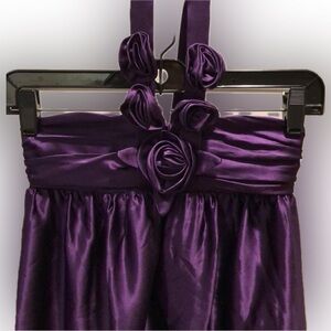 Beautiful purple silk dress